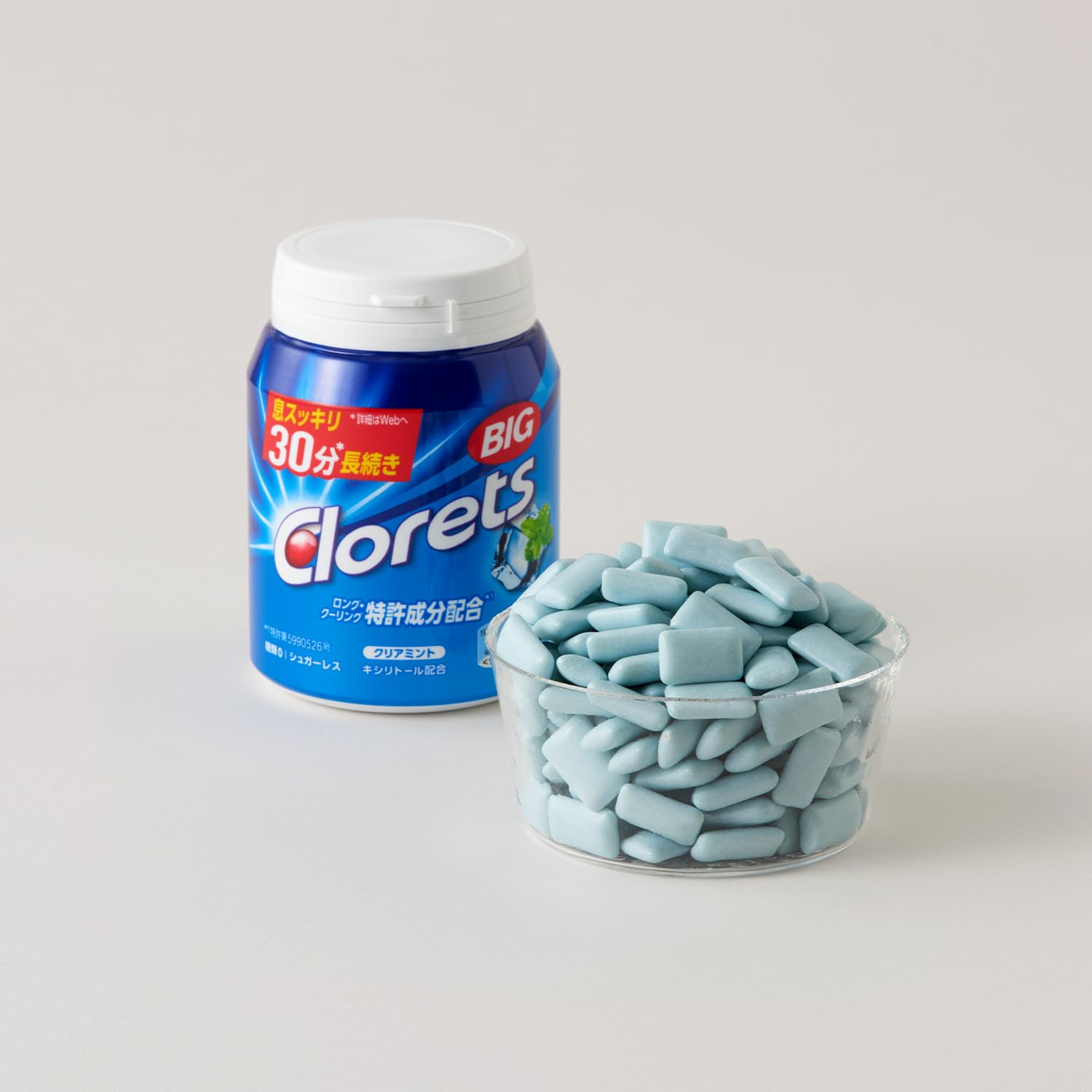 Amazon | クロレッツXP クリアミント ビックボトル 290g | CLORETS